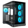 Корпус SAMA V62S, Midi-Tower, чёрный, 4 x 120 мм