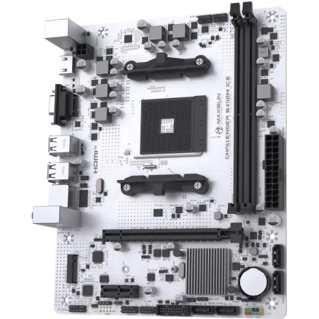 Материнская плата Maxsun Challenger A620A 2.5G, AM5, AMD A620, 2xDDR5, 2xSATA, 1xM.2, 1xPCI-E 4.0 x16, 1xPCI-E x4, 1xPCI-E x1, 1xVGA, 1xHDMI, 1x 2.5Gb LAN, 2xUSB-A 2.0, 4xUSB-A 3.2 Gen 1, 5.1, mATX