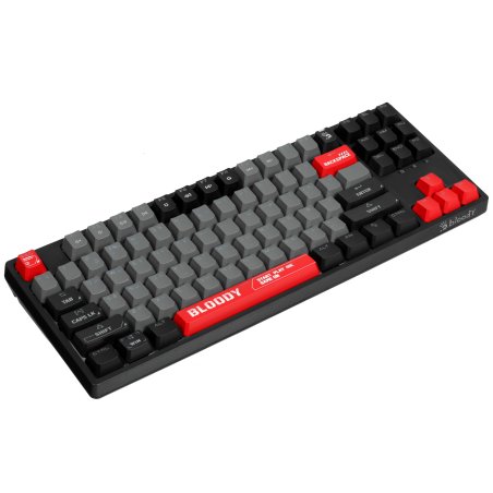 Клавиатура проводная A4Tech Bloody S87 Energy USB черный/красный
