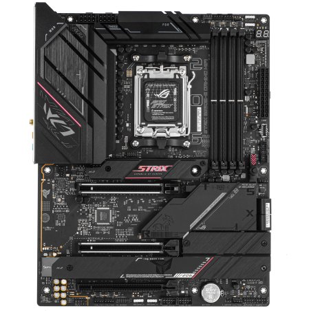 Материнская плата ASUS ROG STRIX B650E-E GAMING WIFI, AM5, AMD B650, 4xDDR5, 4xSATA, 4xM.2, 1xPCI-E 4.0 x4, 1xPCI-E 5.0 x8, 1xPCI-E 5.0 x16, 1xDP, 1xHDMI, 1x 2.5Gb LAN, 4xUSB-A 3.2 Gen 2, 6xUSB-A 3.2 Gen 2, 1xUSB-C 3.2 Gen 2, 1xUSB-C 3.2 Gen 2x2, 5x3.5 мм