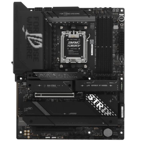 Материнская плата ASUS ROG STRIX X870E-E GAMING WIFI, AM5, AMD X870E, 4xDDR5, 4xSATA, 5xM.2, 1xPCI-E 5.0 x16, 1xPCI-E 4.0 x4, 1xHDMI, 1xUSB-C 3.2 Gen 2, 1xUSB-C 3.2 Gen 2x2, 2xUSB-C 4.0, 1x 5Gb LAN, 9xUSB-A 3.2 Gen 2, 2x3.5 мм, TOSLINK, 1xWi-Fi 7, ATX