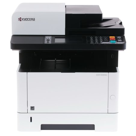 МФУ лазерное Kyocera Ecosys FS-1025MFP (1102M63RU0/1102M63RUV/1102M63RU2/1102M63NX2/1102M63DZ2), A4, ч/б, печ. до 25 стр/мин., скан. до 18 стр/мин. (ч/б) 6 стр/мин. (цвет), 600 x 1800 dpi (печать) 600x600dpi (скан), USB, RJ-45