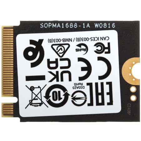 Накопитель SSD ADATA XPG GAMMIX S55, 2000 Gb, PCIe 4.0 x4, M.2 2230, NVMe, R/W 5000/3200, без радиатора