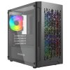 Компьютерный корпус Powercase Mistral Micro A3W ARGb, Tempered Glass, 2x 140мм ARGb PWM+1x 120мм ARGb PWM, белый, mATX (CMMAW-A3)