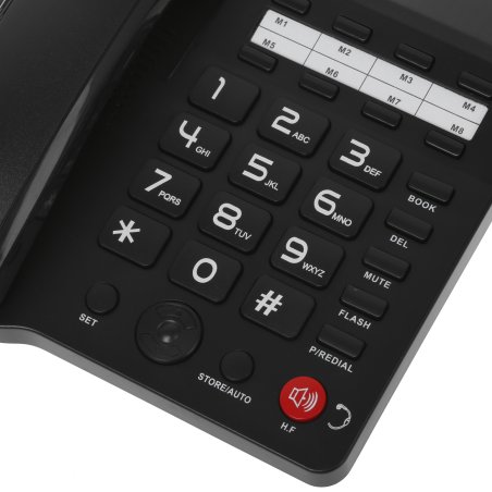 Телефон проводной Ritmix RT-550 черный