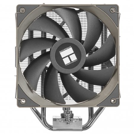 Кулер для процессора Thermalright Assassin Spirit 120 V2 серебристый/черный/серый (4-pin PWM, 154мм, Al/Cu, 4x6мм, 1x120мм, 66.17CFM, 25.6dBA, 1500RPM, S: 1851/1700/1200/115X, AM5/AM4)