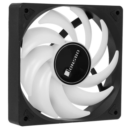 Вентилятор для корпуса JONSBO SL-120C (120x120x25мм, 4-pin PWM, FRGb, 59.48CFM, 32.0dBA, 1500RPM, черный)