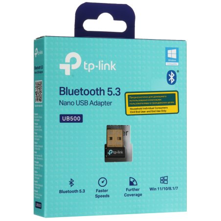 Адаптер Bluetooth TP-Link UB500 Bluetooth 5.0 Nano USB 2.0