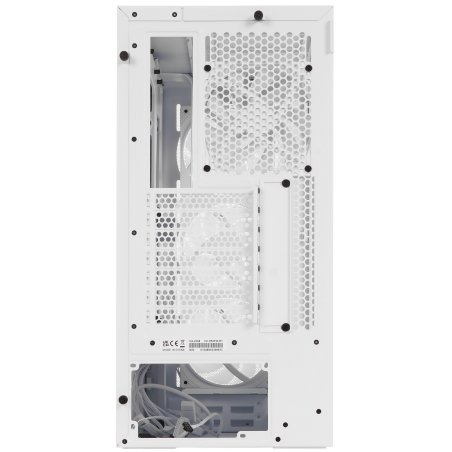 Компьютерный корпус без блока питания NZXT H5 Flow RGb, Midi-Tower, TG, 4x120мм RGb, 1xUSB-A 3.2 + 1xUSB-C 3.2, E-ATX, ATX, mATX, mITX белый