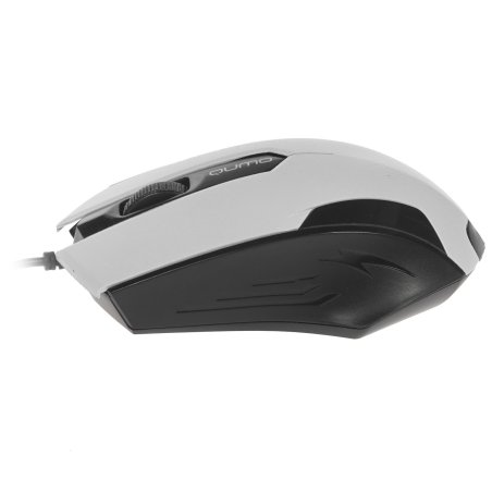 Мышь проводная Qumo Office M14 черный, 1000 dpi, USB, кнопки - 3