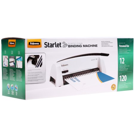 Брошюровщик Fellowes QUASAR+ на пластиковую пружину, сшивает до 500 лст., перфорирует 22 лст., шт