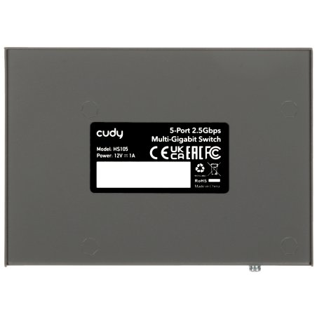 Коммутатор Cudy HS105 (L2) 5x2.5Gbит/с неуправляемый
