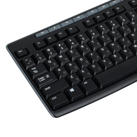 Клавиатура проводная Logitech K120 EER, USB, черный