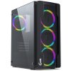 Компьютерный корпус Powercase Mistral X4 Mesh LED, Tempered Glass, 4x 120мм 5-color fan, черный, ATX (CMIXB-L4)