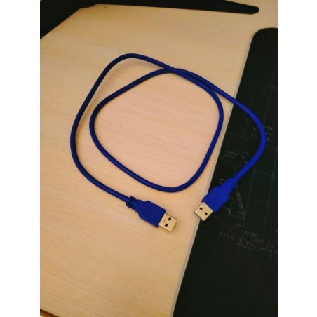 Кабель Gembird/Cablexpert Pro CCP-USB3-AMAM-1M, AM/AM, 1м, экран, синий