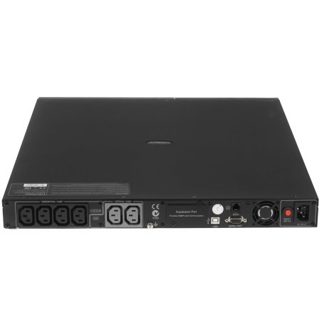 Источник бесперебойного питания Line-Interactive CyberPower PR1000ELCDRT1U 1000VA/800W USB/RS-232/EPO/SNMPslot (6 IEC С13)