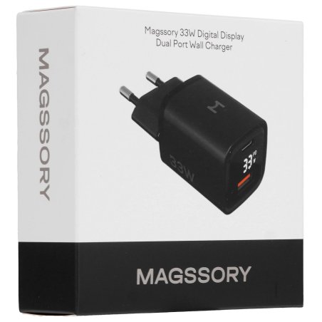 Сетевое зарядное устройство Magssory ACH006 45W (PD3.0+PPS+QC4+AFC+FCP+SCP) универсальное черный