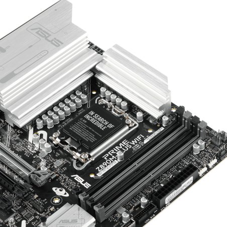 Материнская плата ASUS PRIME Z890M-PLUS WIFI, LGA 1851, Intel Z890, 4xDDR5, 6xSATA, 3xM.2, 1xPCIe 5.0 x16, 1xPCIe 4.0 x4, 2xPCIe 4.0 x1, 1xHDMI, 1xDP, 1x2.5Gb LAN, 2xUSB-A 2.0, 4xUSB-A 3.2 Gen 1, 1xUSB-A 3.2 Gen 2, 1xUSB-C 3.2 Gen 2x2, 3x3.5 мм, 7.1, mATX