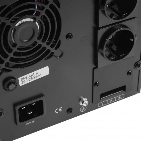 Источник бесперебойного питания Powerman Online 3000VA/2400W, 220V, Tower, Out: 3xShuko, черный*Online3000