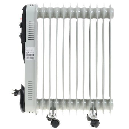 Обогреватель масляный Ресанта ОМПТ-12Н (12 секций) белый, 2500 Вт, 25 м2, термостат 67/3/5