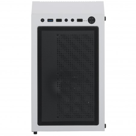 Компьютерный корпус без блока питания PCCOOLER MA100 MESH WH, Mesh Mid Tower, White, TG, 0.4 SPCC, 3x120мм ARGb ATX, mATX, mITX 160/310/180мм 2x2.5", 2x3.5", 7xPCI 1xUSB-A 3.0, 2xUSB-A 2.0 360x200x446mm