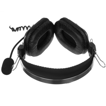Наушники с микрофоном A4Tech HU-50 черный 2м накладные USB оголовье