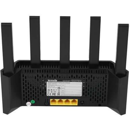 Маршрутизатор Wi-Fi Tenda TX12L PRO двухдиапазонный стандарта AX3000, 5 внешних антенн 6dBi, 1-port 10/100/1000Mbps WAN, 3-ports 10/100/1000Mbps LAN
