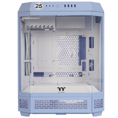 Компьютерный корпус Thermaltake The Tower 600 Hydrangea голубой без БП ATX 13x120мм 9x140мм 4xUSB3.0 audio bott PSU
