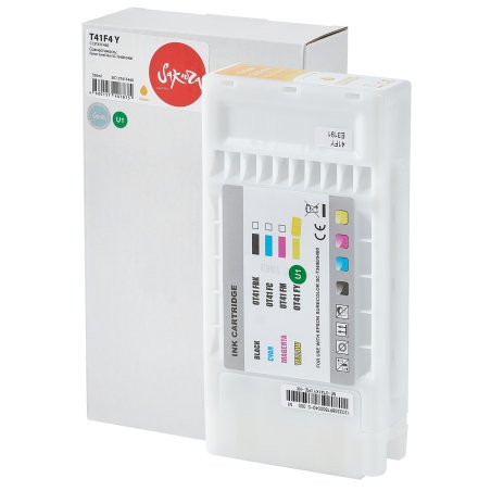 Картридж струйный Epson T41F440 (C13T41F440) Singlepack UltraChrome XD2 желтый (350 мл) для SureColor T3400, T3400N, T3405, T3405N, T5400, T5400M, T5405