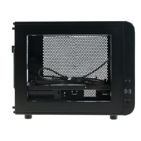 Компьютерный корпус Thermaltake Case Tt Core V21 CA-1D5-00S1WN-00 mATX/ win/ черный/ USB 3.0/ no PSU