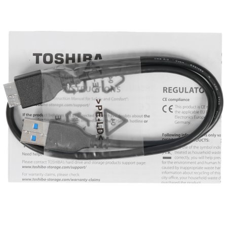 Внешний HDD 2.5" Toshiba Canvio Advance, 1TB, USB 3.2 Gen 1 Type-A, 5400 rpm, белый