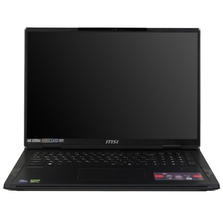 Ноутбук MSI Raider HX AI A2XWIG-204RU черный Core Ultra 9 285HX 64Gb SSD 4Tb NVIDIA GeForce RTX 5080 16Gb 18" IPS UHD+ (3840x2400) Windows 11 Home WiFi BT Cam (9S7-182462-204)