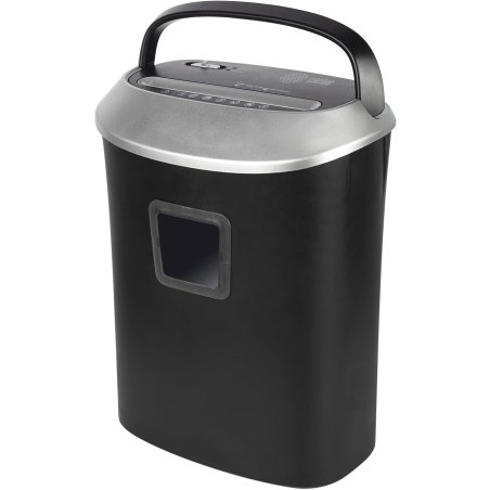 Шредер Cactus CS-SH-P6 черный (секр.P-4) фрагменты 10лист. 21лтр. скрепки скобы пл.карты