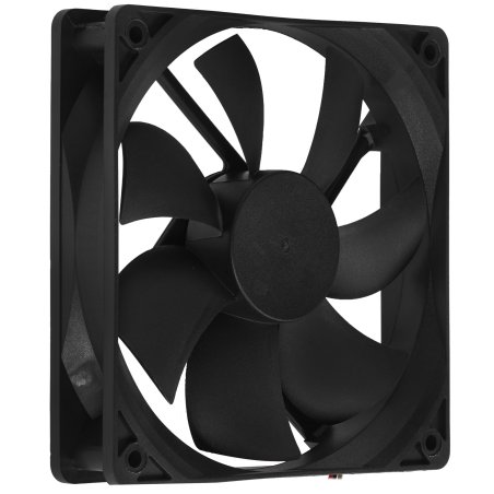 Вентилятор для корпуса Gembird FANCASE3/BALL черный, 120 мм, 2000 об/мин, 38 дБ, 3 pin