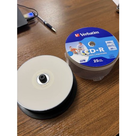 Диск CD-R Verbatim 700Mb 52x Cake Box (100шт) (43411)