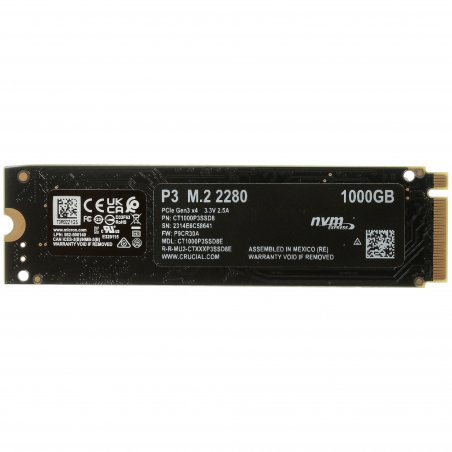 Накопитель SSD Crucial P310 1Tb PCIe Gen4 NVMe 2230 M.2 SSD CT1000P310SSD2