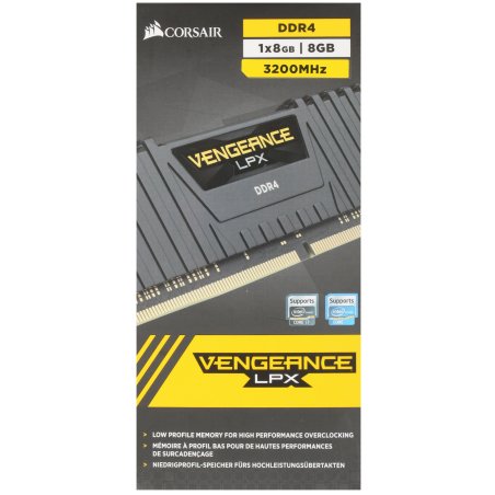 Оперативная память CORSAIR 64Gb 5600МГц DDR5 CL40 DIMM (Kit of 2x32Gb) XMP 3.0, Vengeance Black
