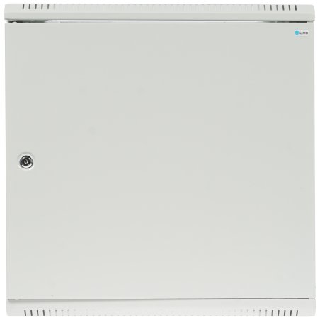 Шкаф настенный ЦМО ШРН-Э-12.500.1 12U 600x520 мм пер. дв. стал. лист несъемные бок. пан. серый