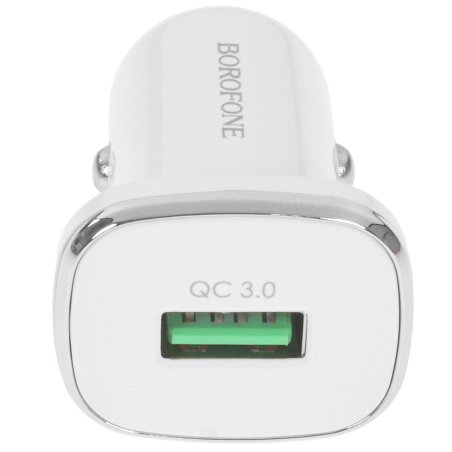 Автомобильная зарядка в прикуриватель BOROFONE (6931474708687) BZ12A белый