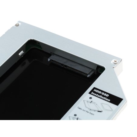 Мобил рек AgeStar SSMR2S, для замены привода в ноутбуке на 2,5", SATA, черный