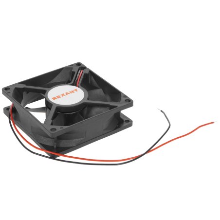 Вентилятор для корпуса Rexant RX 8025MS 24VDC черный, 80 мм, 2600 об/мин, 30 дБ, 2 pin
