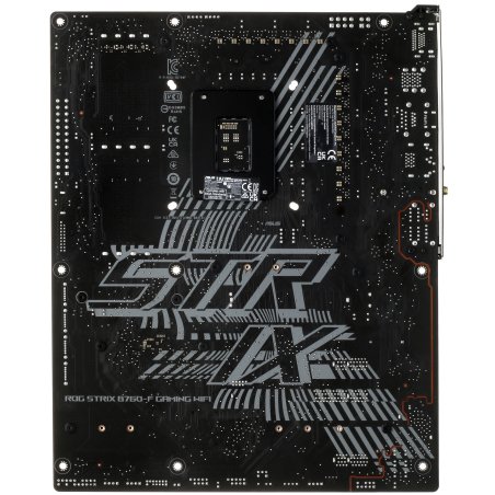 Материнская плата ASUS ROG STRIX B760-F GAMING WIFI, LGA 1700, Intel B760, 4xDDR5, 4xSATA, 3xM.2, 1xPCI-E 5.0 x16, 1xPCI-E 3.0 x4, 1xHDMI, 1xDP, 1x 2.5Gb LAN, 1xUSB-A 3.2 Gen 2, 6xUSB-A 3.2 Gen 1, 1xUSB-C 3.2 Gen 2x2, 5x3.5 мм, 7.1, Standard-ATX