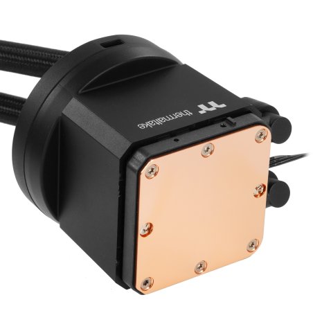 Система водяного охлаждения Thermaltake TH420 V2 Ultra ARGb Soc-AM5/AM4/1151/1200/1700 черный 4-pin 34.7dB Al+Cu LCD Ret (CL-W386-PL14SW-A)