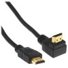 Кабель Cablexpert HDMI CC-HDMI490-15, 19M/19M, v2.0, медь, позол.разъемы, экран, угловой, 4.5м, черный, пакет