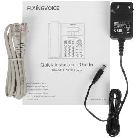 Телефон IP Flyingvoice FIP-14G черный