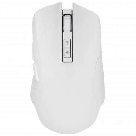 Мышь беспроводная/проводная Defender Whisper GM-209 белый, 7200 dpi, радиоканал, Bluetooth, USB, кнопки - 8