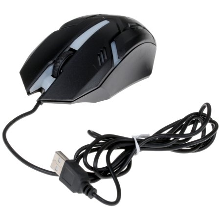 Мышь проводная Defender Hit MB-550 черный, 1600 dpi, USB, кнопки - 4