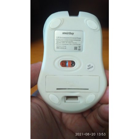 Мышь беспроводная Smartbuy (SBM-203AG-W) ONE 203AG-W белый