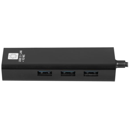 Кабель-адаптер 5bites UA3C-45-10BK USB3.1 / 3*USB3.0 / RJ45 1G / черный