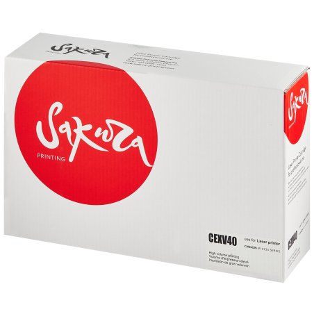 Картридж Sakura CEXV40 для Canon IR1133, iR1133A, iR1133IF, черный, 6000 к.